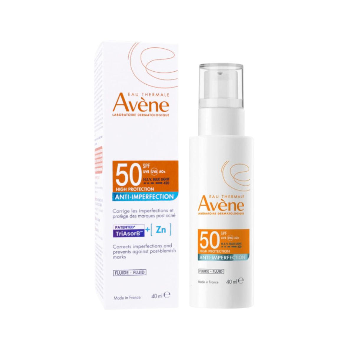 Avène Fluide Anti Imperfection SPF50 SPF50+ 40 ml
